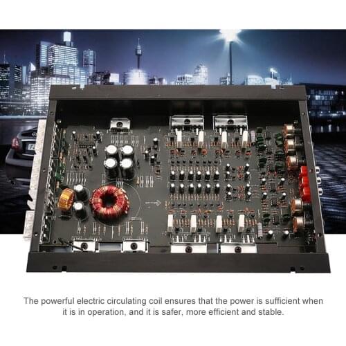 Power Amplifier Vehicle Mounted High Power 5800W Power Amplifier 4-channel Amplifier Refitting Car Audio Car Parts