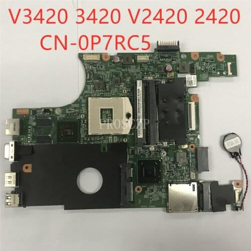 NEW FOR DELL Inspiron V3420 3420 V2420 2420 CN-0P7RC5 0P7RC5 P7RC5 Laptop Motherboard HM75 N13M-GS-A2 GT625M GPU100%Testing work
