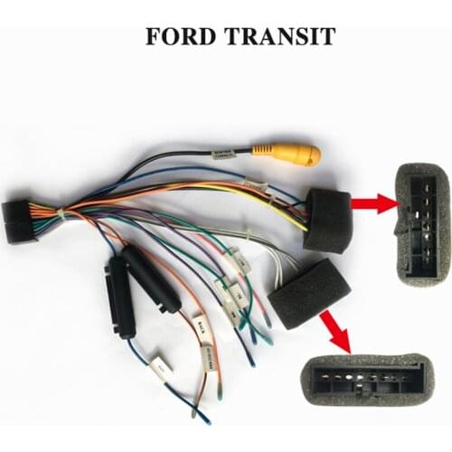 New Hot Special ARKRIGHT Wiring Harness Cable For FORD TRANSIT Radio Head Unit Adaptor