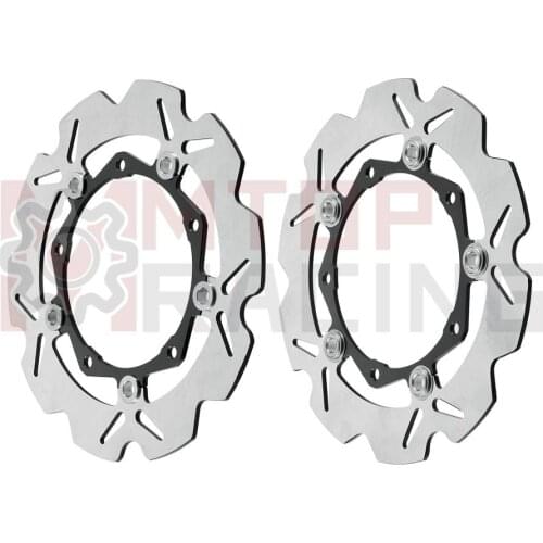 Pair Front Brake Disc for Yamaha XP500 T-Max (2004 2005 2006 2007) XP500 T-Max ABS Model (2012-2018 13 14 15 16 17) Brake Rotors
