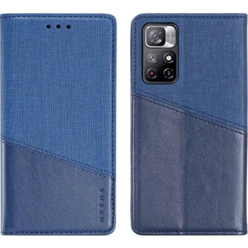 Luxury Splicing Leather Case For Xiaomi POCO F3 M3 Flip Magnetic Closed Wallet Full Cover POCO X3 NFC Funda Bags X3 PRO F2 M2