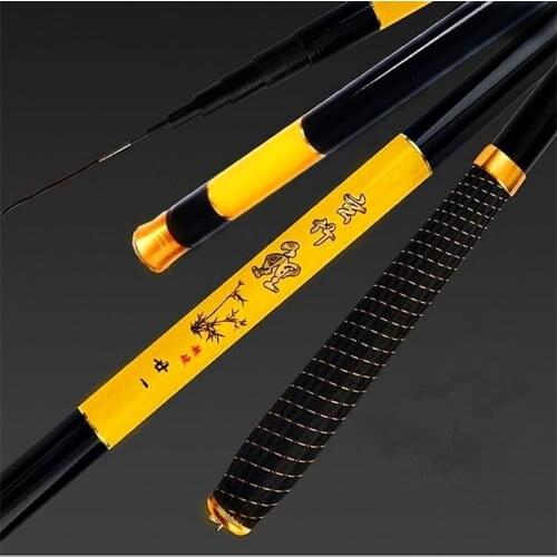 Ultra-hard Ultra-lightweight Fishing Rod Hand Pole For Carbon Fiber Super Hard Ultra Light Carp Fishing Spinning Rod Easytoday