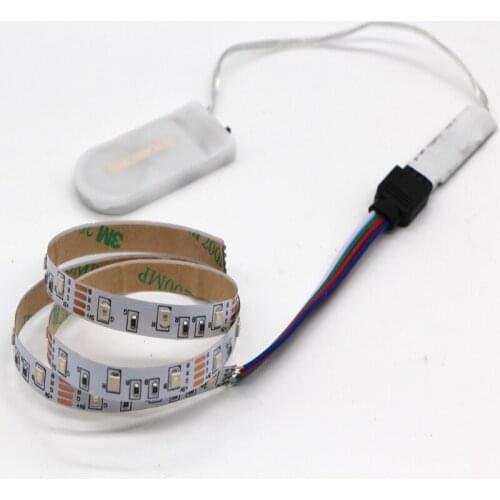 50cm 1m 2m DC3V LED Strip Light 2835 SMD Battery Powered Flex LED Tape Waterproof Home Decoration DIY Lamp 8mm/6mm White PCB