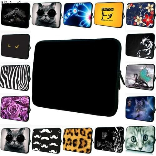 Funda 7 10 13.3 13 14 17 15 15.6 Computer Bag Neoprene PC Fasion Black Mens Women 12 11.6 Inch Laptop Case Chromebook Sleeve Bag