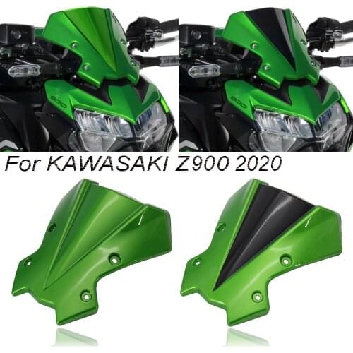 NEW Motorcycle Accessories For Kawasaki Z650 Z900 Z 650 Z 900 2020 Windscreen Windshield Shield Screen with Bracket
