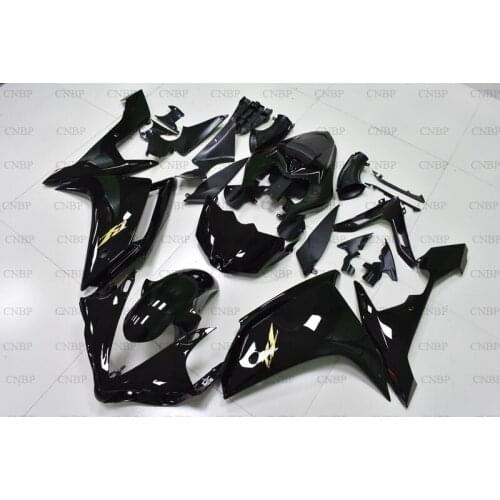 YZF R1 2007 - 2008 Plastic Fairings YZF1000 R1 08 Fairing Kits YZF1000 R1 2007 glossy Black Body Kits