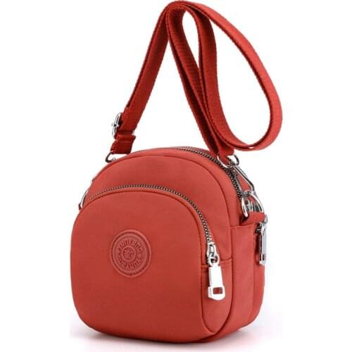 Woman Small Bag Casual Mini Crossbody Messenger Bag for Women Multipurpose Cell Phone Purse Waterproof Nylon Shoulder Bags