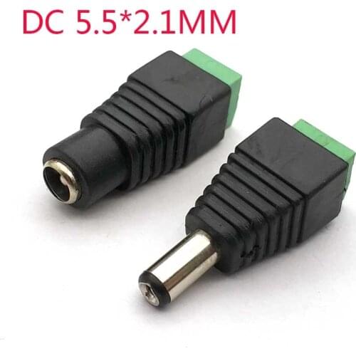 2.1 X 5.5 5.5*2.1mm DC Power Female Plug Jack Adapter Connector Plug