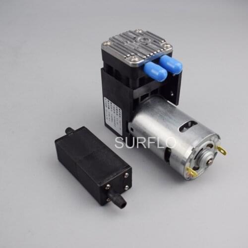 12V DC Mini high vacuum pump -85KPA oil free hig flow 50LPM air inflating pump portable high pressure air compressor 6.0Bar