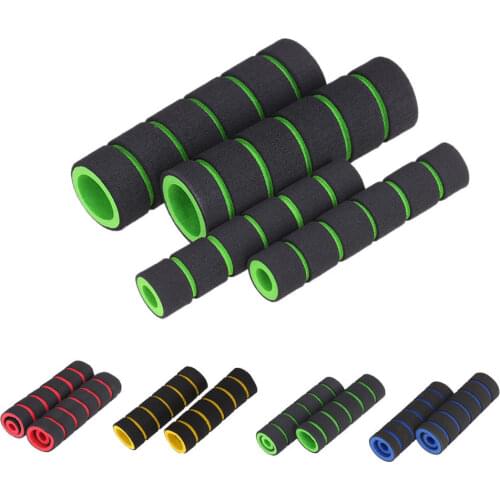 2Pc/1pair Bike Racing Bicycle Motorcycle Handle Bar Foam Sponge Grip Cover Non-slip Soft Handlebar Bike Bar wholesale