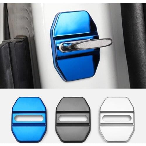 4pcs Car Door Lock Protector Rust Proof Cover stainless For BMW 5 6 7 1 series X1 X3 X5 X6 2018-2021 Car Accessories