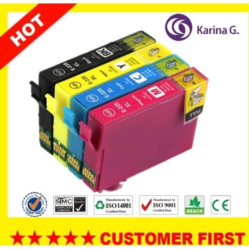4X Generic Ink Cartridges 220XL INKS SET For EPSON Workforce WF-2630 WF-2650 WF-2660 Inkjet Printer Cartridge AU North American