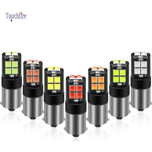 100pcs BA9S BAX9S BAY9S H21W H6W 10SMD 3030 Chips License Plate Light Car Led Bulb Canbus Auto Parking Reverse Lamp 12V 24V