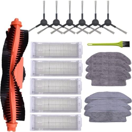 Side Brush Mop Cloth Replacement HEPA Filter for Xiaomi Mijia STYJ02YM Viomi V2 V-RVCLM21B vacuum cleaner parts Kits Water tank