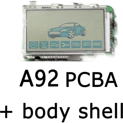A92 Keychain For Starline A92 LCD Remote Control Keychain for Twage Starline A92 Two Way Car Burglar Alarm System