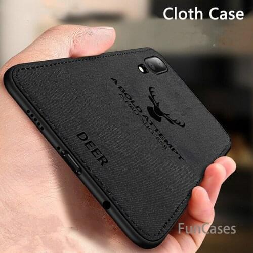 Deer Cloth Texture Case For Xiaomi Mi 9 Case Soft Silicone Frame Ultra thin Back Cover For Xiaomi Mi9 Mi 9 SE Fabric Phone Cases