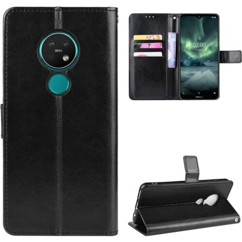 Book Style PU Leather Case Cover for Nokia 6.2 Flip Wallet Phone Bags Cases with Stand for Nokia 6.2