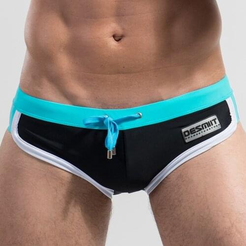 Mens swimming trunks Men Swimsuits Man Water RepellentGay Sexy Swim Briefs Shorts Beach
