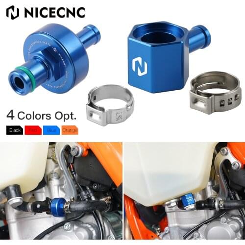 NICECNC Fuel Line Tank Connector For Husqvarna TEI TE 125 150 I TX 250 300 I FE 350 501 501S FC FX 250 350 450 20-22 Aluminum
