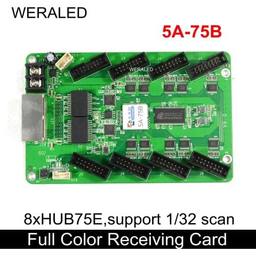 Colorlight 5A-75B V8.0 Full Color LED Video Screen Receiving Card With 8xHub75E Ports