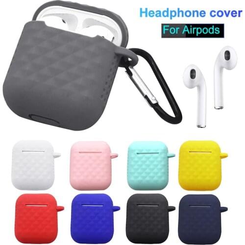 Durable Shockproof Soft Silicone Anti-slip Protector Case Cover for A-pple AirPod 1/2