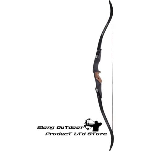 20-50lbs Bow Length 60" Recurve Bow ILF Limbs 17" Riser ILF CNC for Archery Powerful Hunting Right Handle Free Shipping