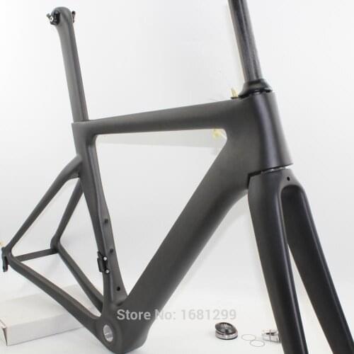 Cheapest 2018 Newest 700C racing Road bike UD full carbon fibre bicycle frames carbon fork seatpost headsets tail hook Free ship