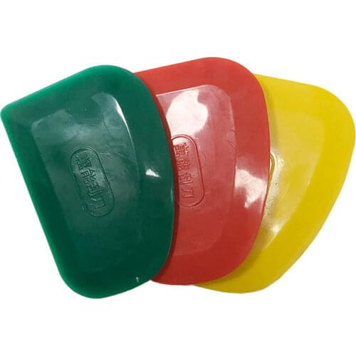 ATPRO Car Putty Rubber Scraper Oval Advertising Film Spreader Squeegee Smoothing Painting Tool