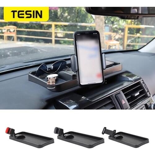 TESIN GPS Stand for Toyota 4Runner 2010+ Car Center Console IPad Mobile Phone Holder Accessories for Toyota 4Runner 2010