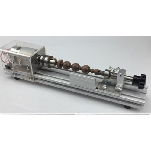 120W New Woodworking Lathe Simple Bead Machine Car Bodhi Bracelet Car Beads Drift DIY Float Mini 12000RMP And power