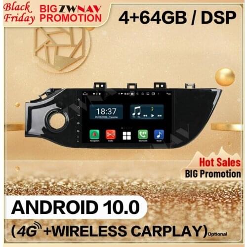 4+128 Carplay 2 Din Android 10 Screen Multimedia Player For Kia K2 RIO 2017 2018 2019 GPS Navi Auto Audio Radio Stereo Head unit