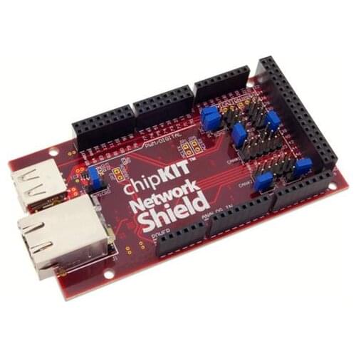 The 410-211P-KIT module chipKIT Network Sheild Max32 development board
