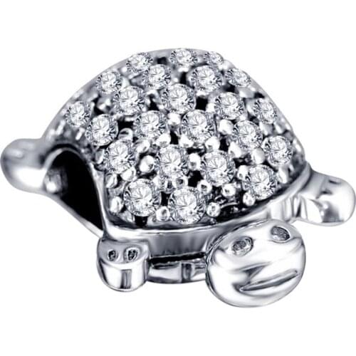 LByzHan 925 Sterling Silver Crystal Butterfly Heart Shape Charm fit Original 3mm Bracelets DIY Jewelry Making Gift C818