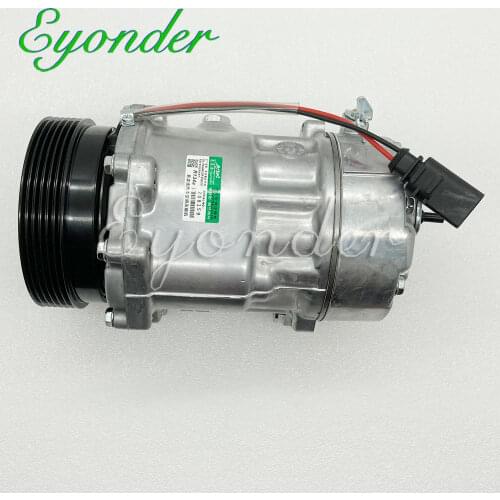 AC Air Conditioning Compressor Cooling Pump for Audi A3 8L1 1.6 1.8 1.8T 1.9 TDI 1J0820803K 1J0820803KX 1J0820803LX 1J0820803L