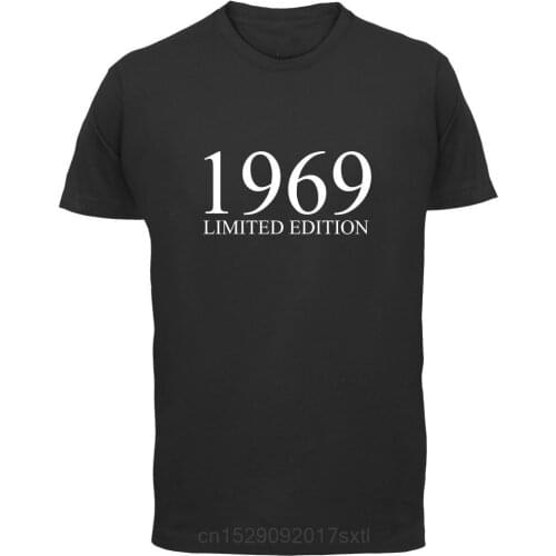 Limited Edition 1969 - Mens T-Shirt - 13 Colours - 47th Birthday - Present-Gift Print T Shirt Mens Short Sleeve Hot Tops Tshirt