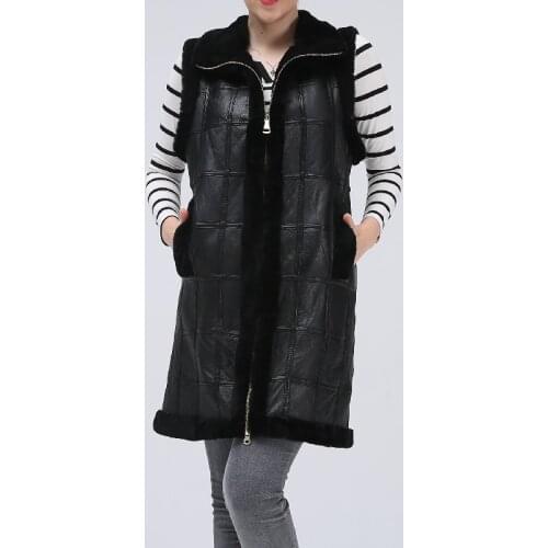 JUNSRM Sheepskin Fur Coats