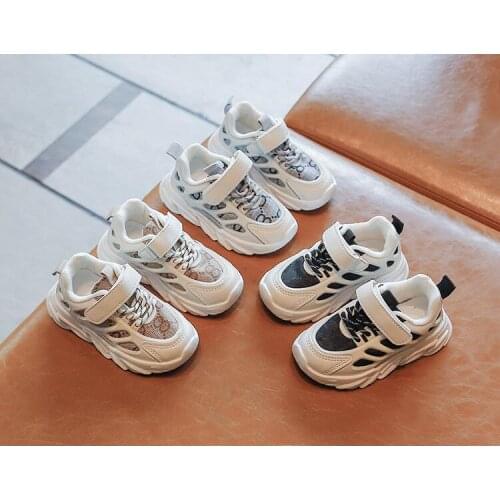 Baby Girls Boys Casual Shoes Autumn Children Sports Shoes Soft Bottom Non-slip Breathable Outdoor Fashion Kids Sneakers ASD10028