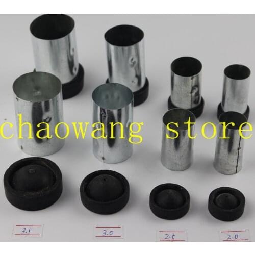 Casting Tools Sprue Bases Rubber Base with 5pcs Iron Casting Flasks