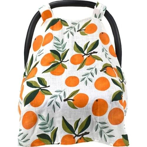 Multi-Use Nursing Cover Breastfeeding Scarf Baby Car Seat Covers Pure Cotton Stroller Canopy Blanket Baby Shower Gifts For Boys