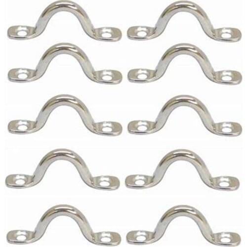 10Pcs/Lot 304 Stainless Steel Hunchback Hardware Yacht Small Handle with Hardware Accessories