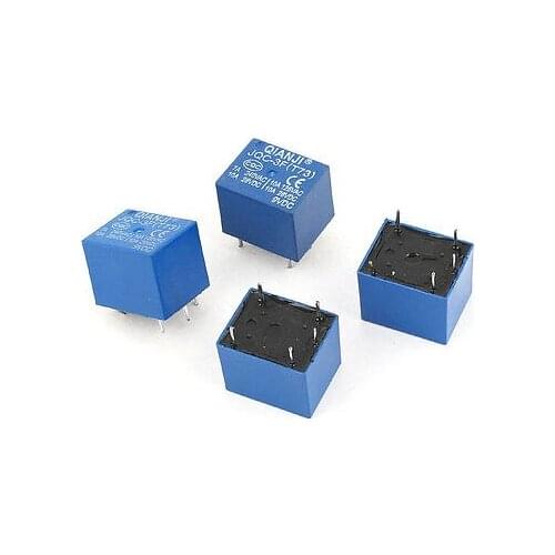 5 Pcs JQC-3F(T73) 5Pin SPST Power Relay DC 9V Coil 28V AC 125V 240V Load
