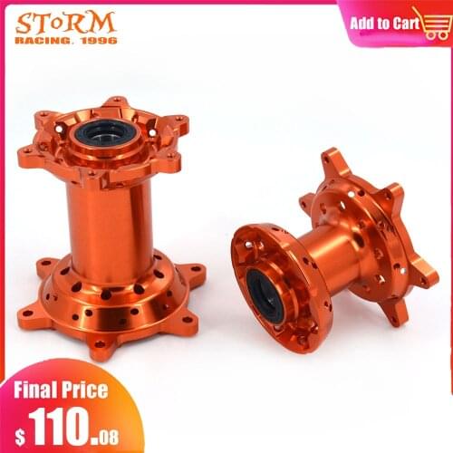 Motorcycle CNC Machined 36 Holes Front And Rear Wheel Hub For KTM EXC200 EXC250 EXC525 SX125 SX250 SX-F SXF 450 350 2003-2018