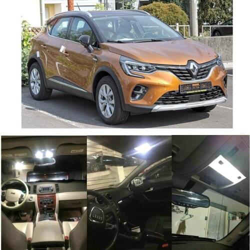 Led interior lights For Renault CAPTUR 2 mk2 II - Hatchback Led Lights For Cars lighting kit automotive bulbs Canbus