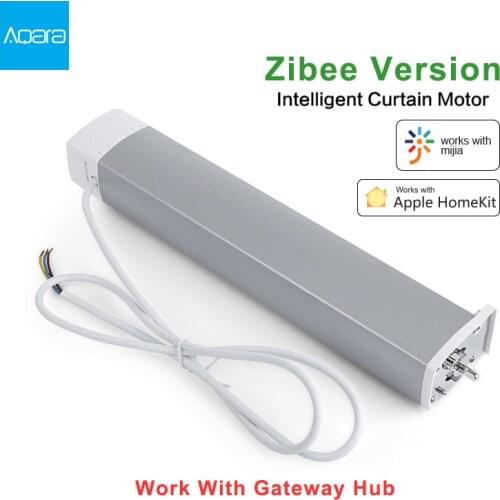 Aqara Smart Curtain Motor Zigbee/WiFi Track Controller Gateway Hub Need Automatic Remote Control Work For Mi Home Apple Homekit