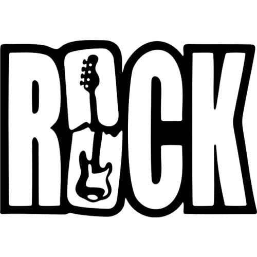 Rock Guitar For Auto Car Window Vinyl Decal Sticker Decals Decor Handsome And Cool Stickers