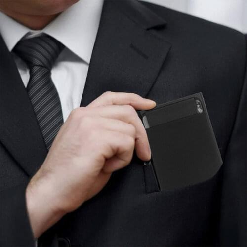 Pop Up Id RFID Card Male Wallet Mini Package Fashion Aluminum Metal Protective Gear Storage Bag Smart Quick Release Women Wallet