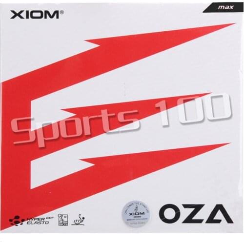 XIOM OZA (Tacky Rubber + BIOS Sponge, Spin & Control) Table Tennis Rubber Ping Pong Sponge Tenis De Mesa