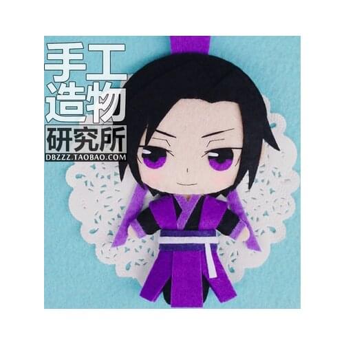 Anime Jiang Cheng cosplay Novel Mo Dao Zu Shi Original DIY Handmade Toy Hanging Plush Hanging Keychain Doll Material Cosplay