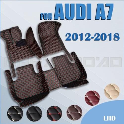 Car floor mats for AUDI A7 2012 2013 2014 2015 2016 2017 2018 Custom auto foot Pads automobile carpet cover
