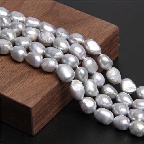 Designer Natural Cultured Freshwater Pearl Beads DIY Loose Beads Jewelry Women Luxury 10-11mm Natural Pearl Beads Bracelet gifts